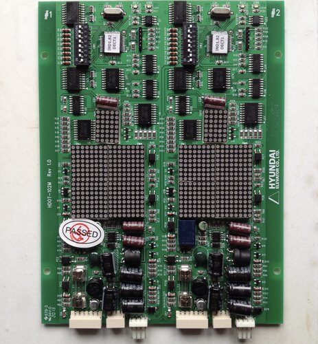 上海现代电梯外呼盒 外呼显示板，并联显示板 点阵外呼HDOT-102M
