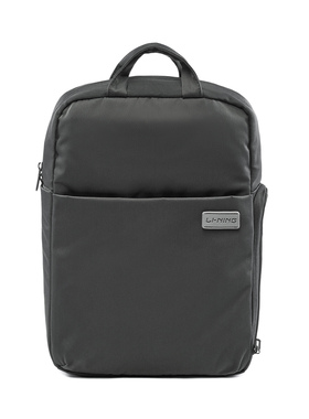 李宁正品2024新款运动生活系列男女同款简约休闲双肩包ABSU121