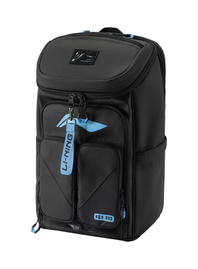 李宁正品羽毛球系列男女同款休闲百搭潮流大容量双肩包ABSU395