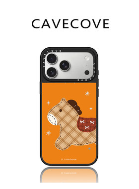 马年红色好运连连MagSafe磁吸适用苹果17promax壳iPhone16promax保护套15pro全包防摔14可爱13卡通12情侣