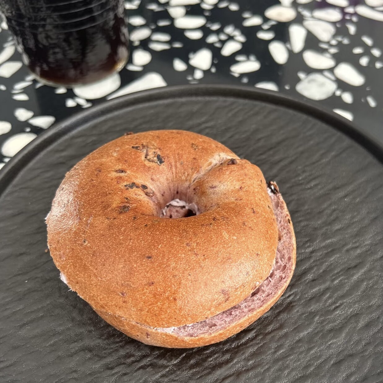 临期瑕疵蓝莓奶酪贝果260g调理面包方便速食半成品早餐饱腹代餐