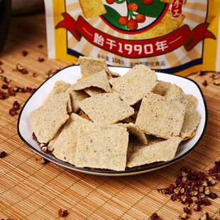 临期太阳牌蜜汁鸡翅味花椒锅巴108g休闲零食小吃美味即食追剧零嘴