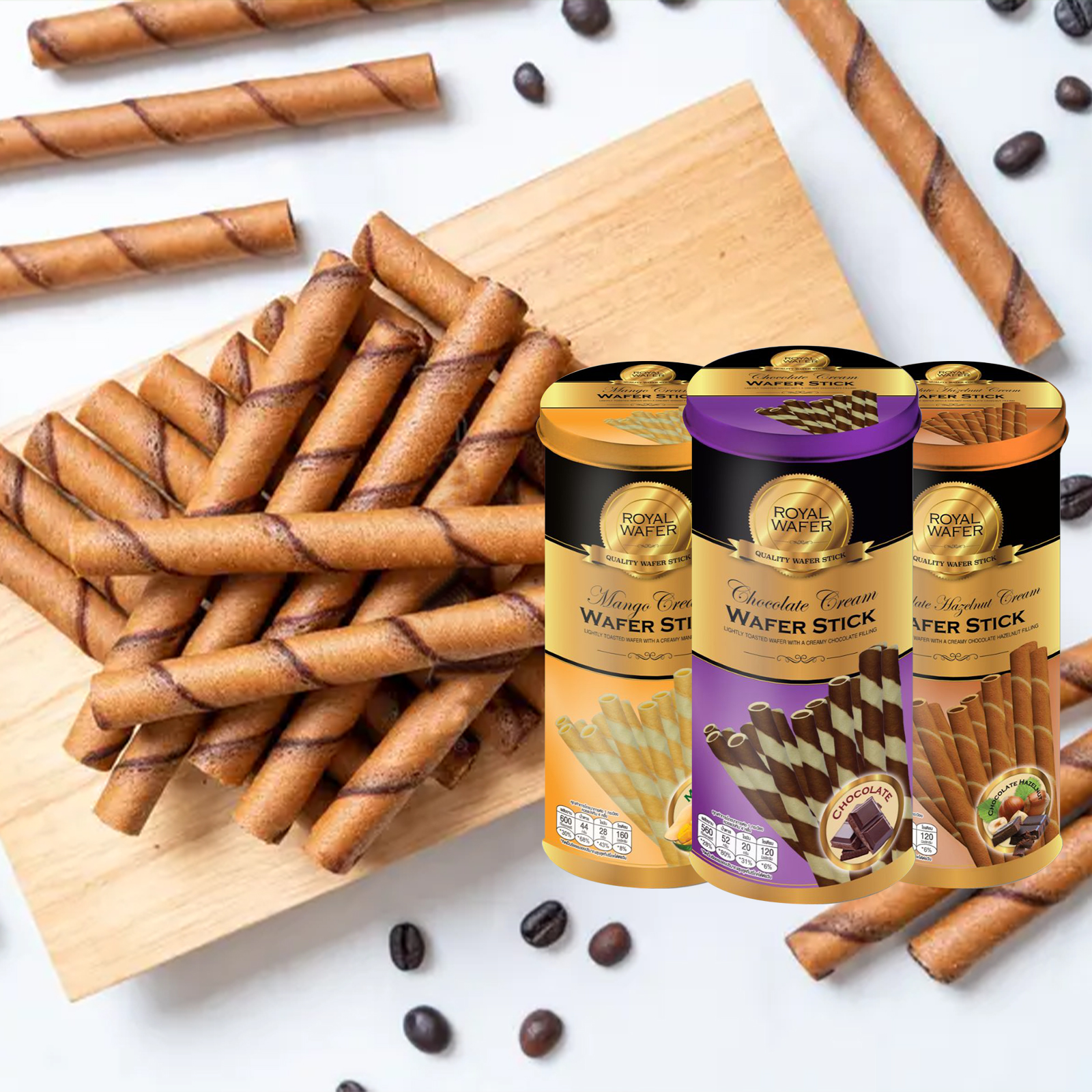 泰国VFOODS皇冠巧克力卡布奇诺