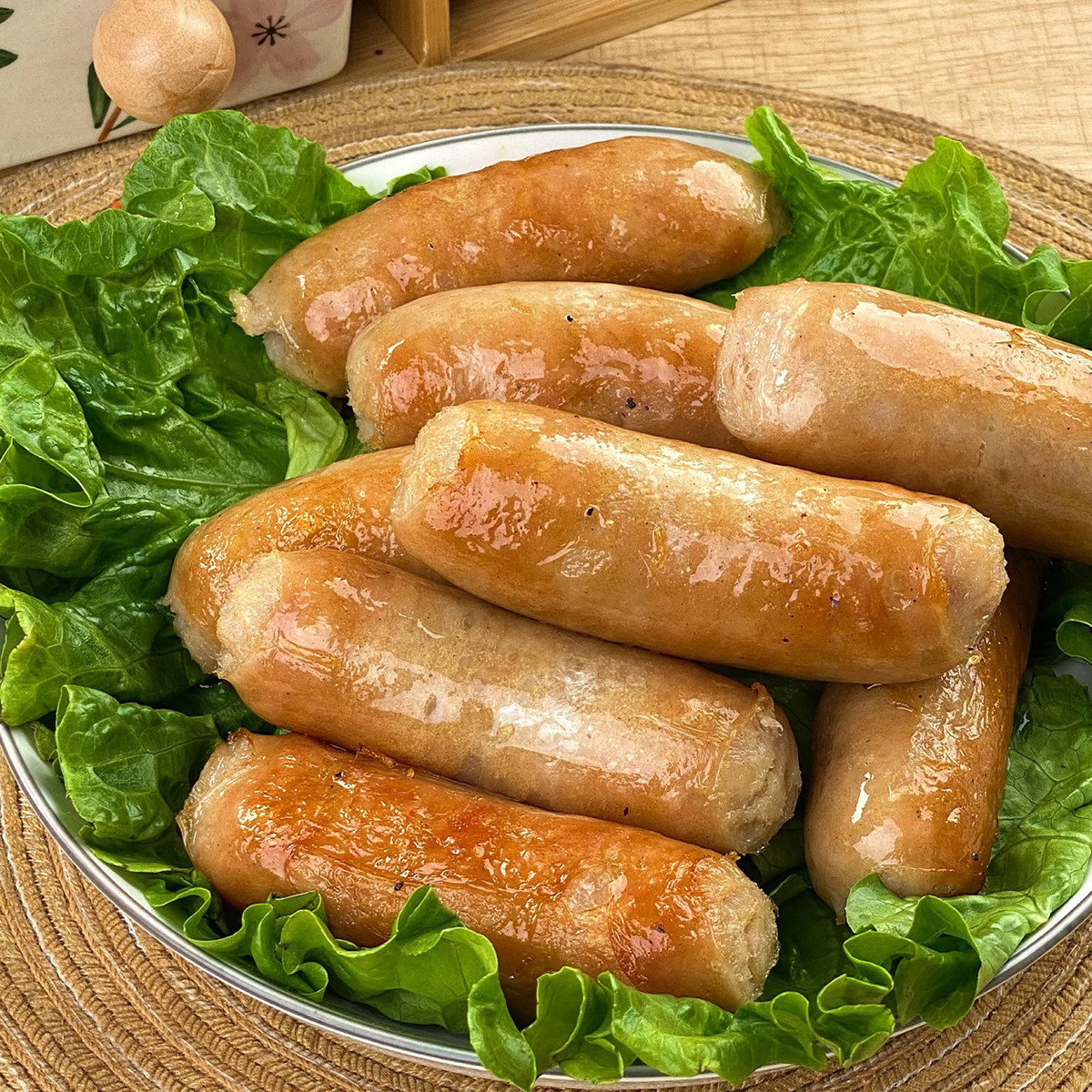 临期齐赞原味黑胡椒芝士味双营养黑猪香肠300g火山石烤肠爆汁黑猪