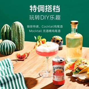 临期宾得宝含气血橙汁饮料200ml聚会女士约会餐酒美味解渴方便