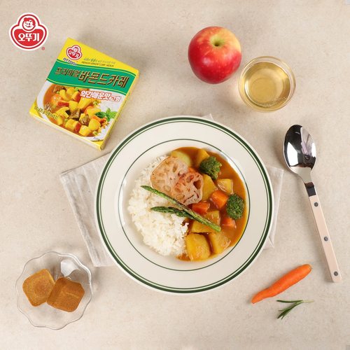 韩国进口苹果咖喱辣味微辣100g