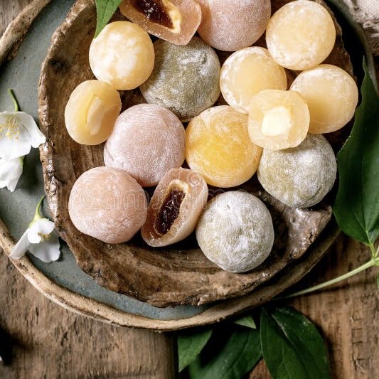 临期日本seki世起杏仁豆腐哈密瓜盐蜜柑味大福麻薯早餐休闲零食品