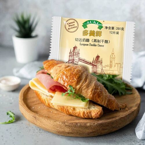 临期清仓奥地利进口多美鲜马苏里拉奶酪再制干酪250g烘焙即食汉堡