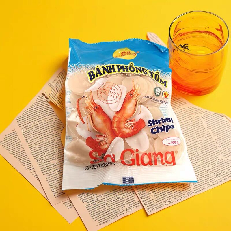 临期越南进口原味沙江牌虾片需自行油炸后食用休闲零食品小吃美味