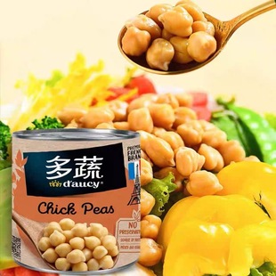临期甩卖法国进口多蔬鹰嘴豆豌豆扁豆甜玉米罐头400g方便速食沙拉