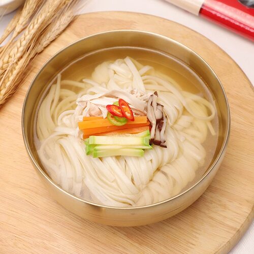 临期甩卖韩国进口亚洲妈妈扁面挂面刀切面500g烹饪面条家用早餐