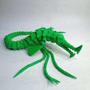 【创意玩具深海巨兽】深海迷航史前巨兽鳐鱼章鱼布里克尔巴克摆件