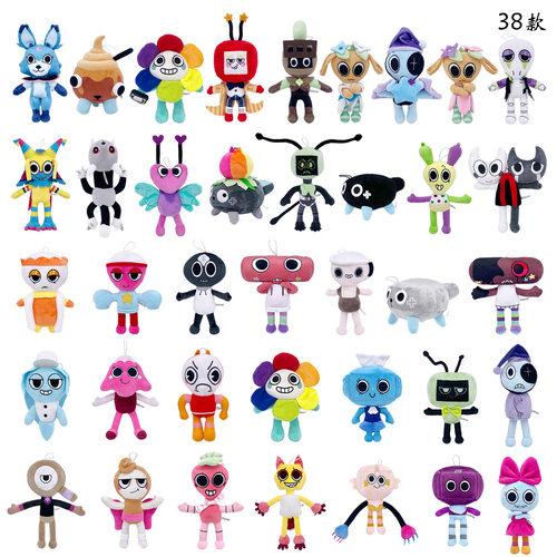 跨境新品 dandy’s world plush 丹迪的世界毛绒玩具玩偶公仔娃娃