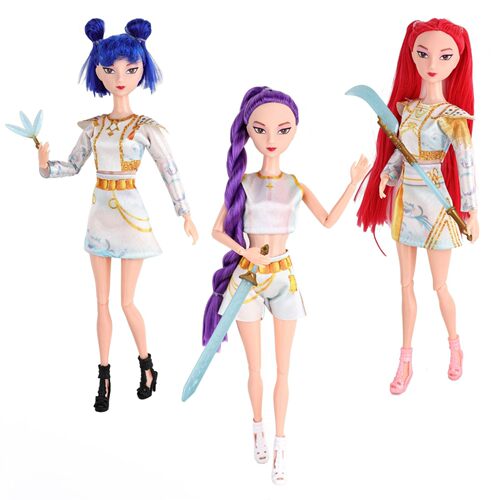 猎魔女团搪胶公仔玩偶女孩节日礼