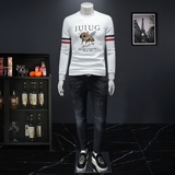 2025秋冬新款IUIUG轻奢潮流休闲卫衣打底衫假模D320-88158-P125，男装卫衣，电商D320-1