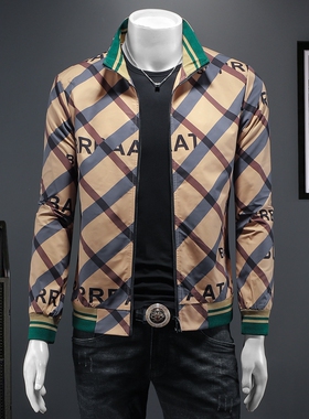 2025秋冬新款 IUIUG轻奢潮流男士休闲夹克假模D320-87271-P145