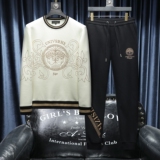 2025秋冬新款IUIUG轻奢潮流卫衣男休闲运动套装D320-T88166-P265，男装休闲套装，电商D322