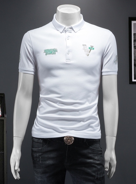 2026夏季IUIUG欧货时尚潮流丝光棉短袖t恤男D320-87615-实价-P60