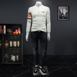 2023秋冬新款IUIUG精品斐勒棉半拉链卫衣打底衫D322-87368-P135，男装卫衣，电商D320-1