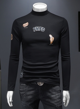 2025秋冬新款 轻奢品质半高领双面绒打底衫 D320-88383-P100