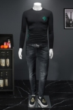 2023秋冬新款IUIUG潮流莫代尔棉休闲长袖打底衫D320-27808-P85，男装卫衣，电商D320(原D215)
