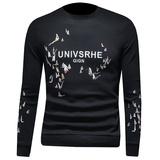 2025秋冬新款IUIUG轻奢潮流休闲卫衣打底衫假模D320-88231-P125，男装T恤，电商D322