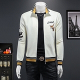 2025秋冬新款IUIUG轻奢潮流男士休闲夹克假模D322-87230-P145，男装夹克，电商D322