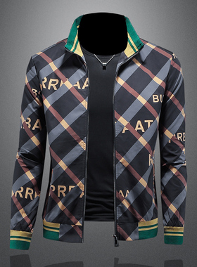 2025秋冬新款 IUIUG轻奢潮流男士休闲夹克镂空D322-87271-P145