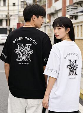 【H蜜蜂】2026年夏季潮牌索罗娜短袖T恤男 D320-88447-P85