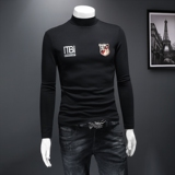 2023秋冬新款轻奢品质半高领双面绒打底衫D320-87017-P95，男装卫衣，电商D320(原D215)