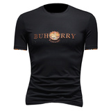 2023夏季新款BUHDILRRY潮流战马丝光棉短袖t恤男D320-87050-P75，男装T恤，电商D320-1