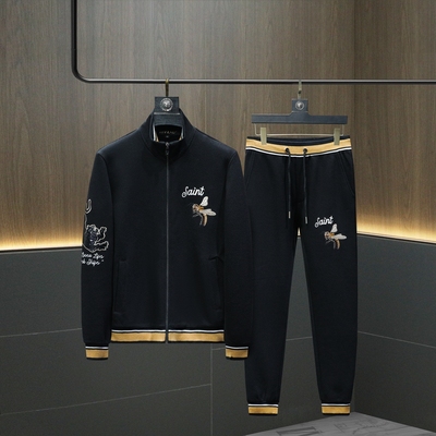 2025秋冬新款 IUIUG轻奢潮流卫衣男休闲运动套装D320-T87230-P280