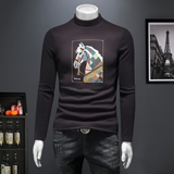 2025秋冬新款羊毛打底衫轻奢品质半高领D320-88340-P115，男装卫衣，电商D320-1