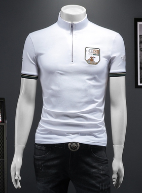 2026夏季IUIUG欧货时尚潮流丝光棉短袖t恤男D320-87608-实价-P60