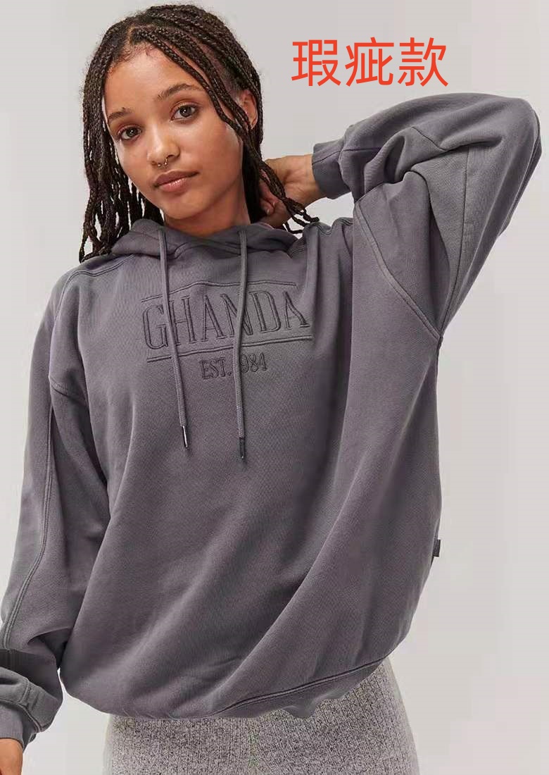 加绒宽松版套头运动卫衣