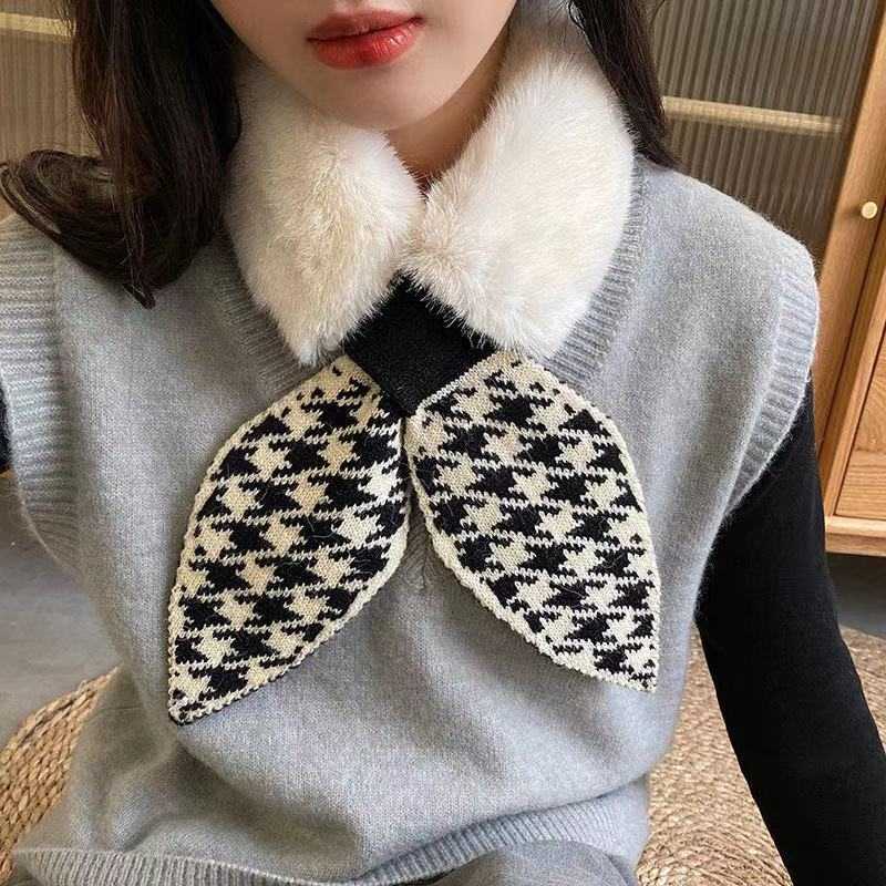 女冬款加厚韩版可爱百搭学生毛毛