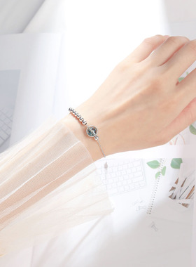 S925纯银星球设计款手链