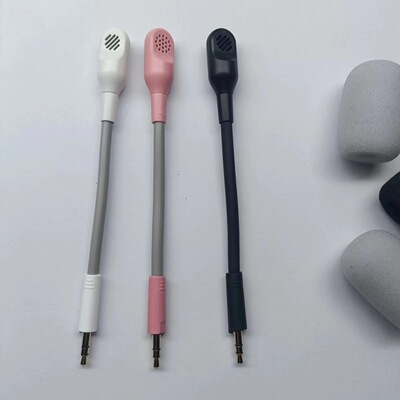 适用雷蛇梭鱼X原版配机麦克风Razer Barracuda X耳机麦克风即插用