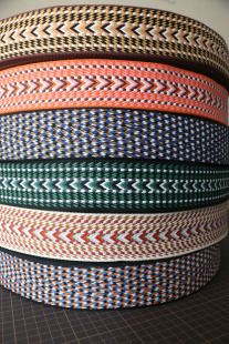 金海马定制宽织带5CM花色肩带包包带字背带棉织带手工DIY