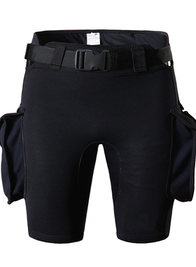 新品香港sailfish技术潜水短裤 防晒保暖裤 带配重袋 可调松紧