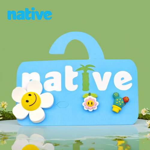 native鞋花 洞洞鞋配饰鞋扣鞋子装饰儿童凉拖鞋太阳花鞋配件