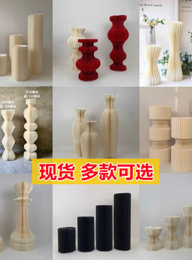 婚庆折叠圆柱甜品台罗马柱纸艺路引橱窗布置派对装饰中岛展示台架