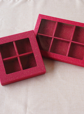 红色中秋月饼包装盒蛋黄酥盒礼物盒礼品盒空盒瓦楞纸盒盒子现货