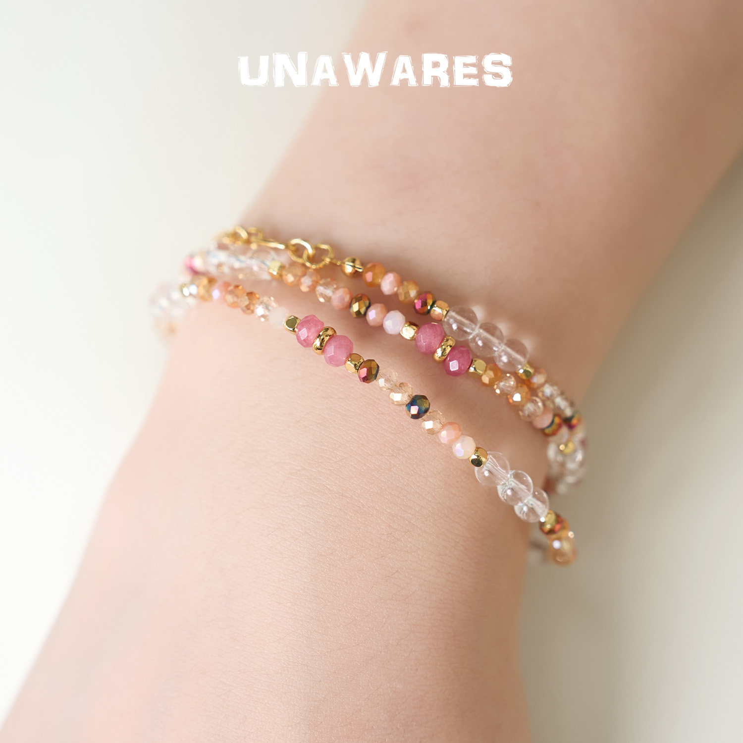 UNAWARES旺招桃花多巴胺手链