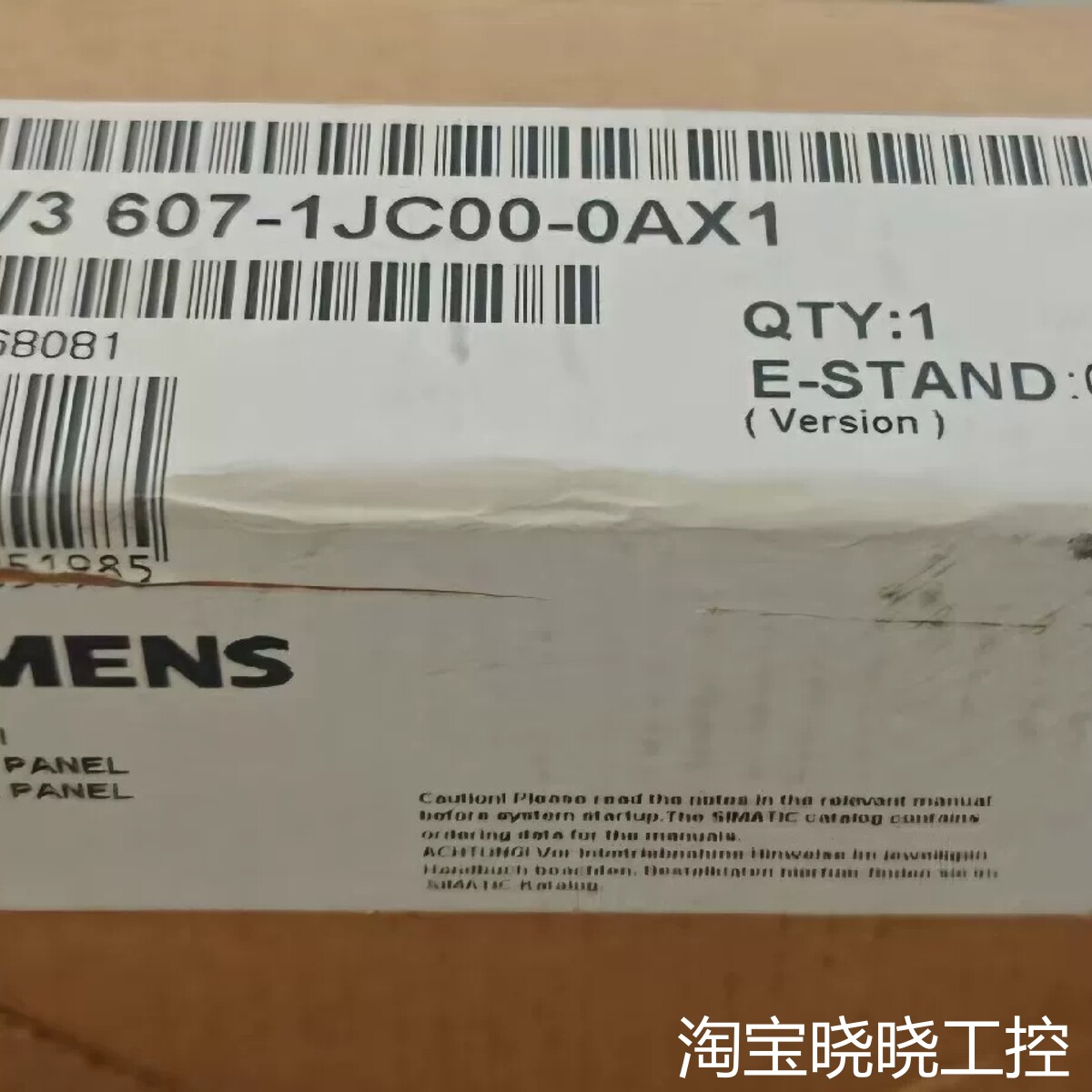 6AV3607-1JC00-0AX1，没开封，原标，非翻议价