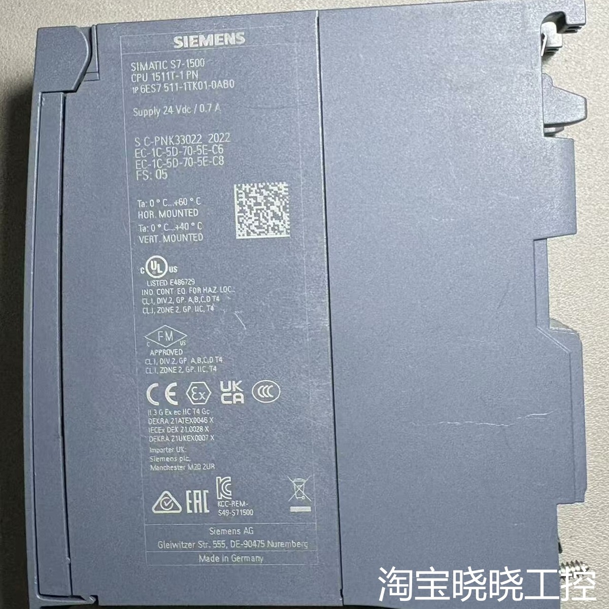 S7-1500 CPU模块，型号6ES7 511-1T议价