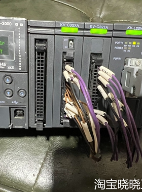 PLC模块KV3000四个，KV-C32XAT三片，K议价