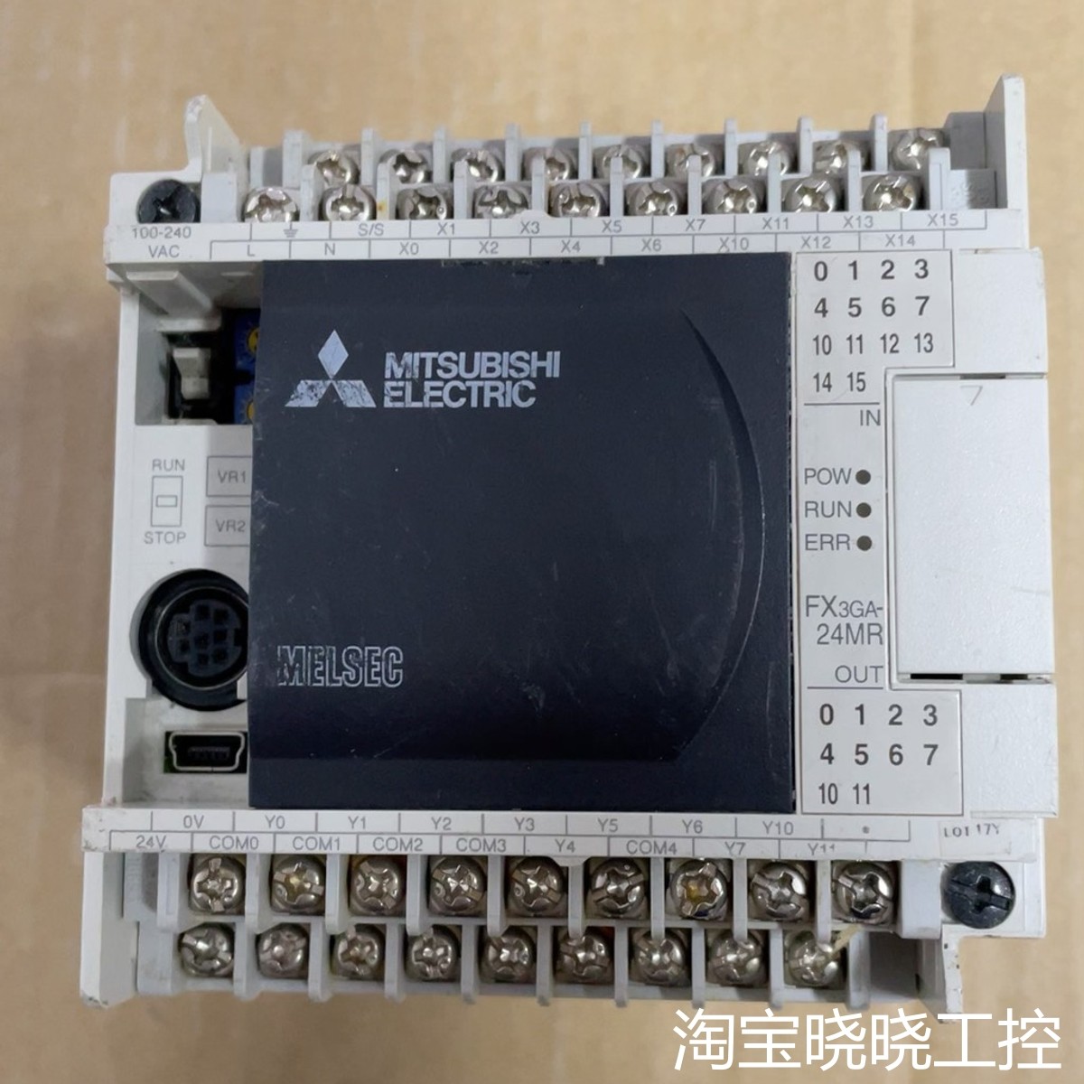 FX3GA-24MR-CM，1只，成色实物图。带负载测试议价