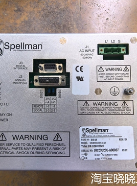 Spellman(斯派曼) XRB80N100型号：X454议价