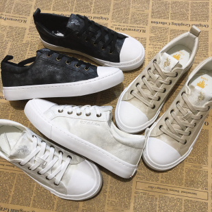 出口老美板鞋牛筋底好穿平底休闲时尚女板鞋学生鞋低帮外贸春秋鞋